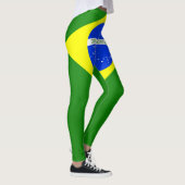 Coole Flagge Brasiliens Leggings (Rechts)