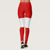 Coole Flagge Dänemarks Leggings (Rückseite)