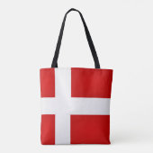 Coole Flagge Dänemarks Tasche (Rückseite)