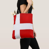 Coole Flagge Dänemarks Tasche (Von Nahem)