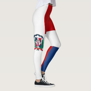 Coole Flagge der Dominikanischen Republik Leggings