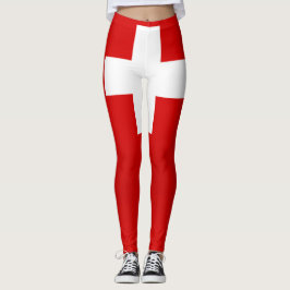 Coole Flagge der Schweiz Leggings