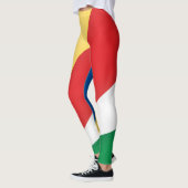 Coole Flagge der Seychellen Leggings (Links)