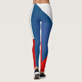 Coole Flagge der Tschechischen Republik Leggings (Rückseite)