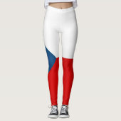 Coole Flagge der Tschechischen Republik Leggings (Vorderseite)