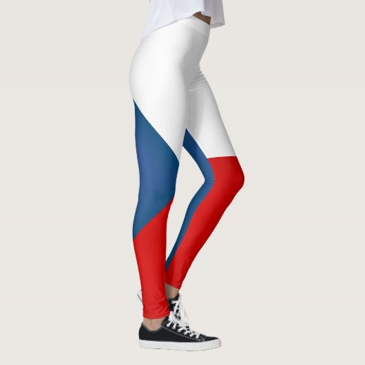 Coole Flagge der Tschechischen Republik Leggings (Rechts)