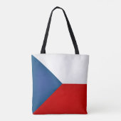 Coole Flagge der Tschechischen Republik Tasche (Rückseite)