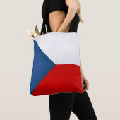 Coole Flagge der Tschechischen Republik Tasche (Von Nahem)