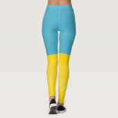 Coole Flagge der Ukraine Leggings (Rückseite)
