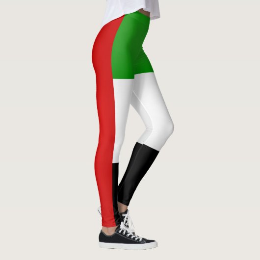 Coole Flagge der Vereinigten Arabischen Emirate Leggings (Rechts)