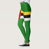 Coole Flagge Dominicas Leggings (Links)
