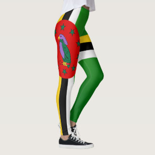 Coole Flagge Dominicas Leggings