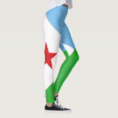 Coole Flagge Dschibutis Leggings (Rechts)