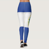 Coole Flagge El Salvadors Leggings (Rückseite)
