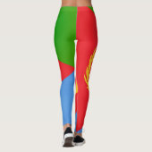 Coole Flagge Eritrea Leggings (Rückseite)