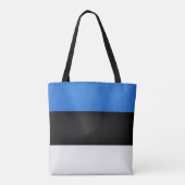 Coole Flagge Estlands Tasche (Rückseite)