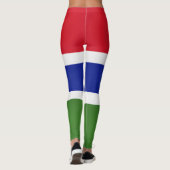 Coole Flagge Gambias Leggings (Rückseite)