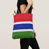 Coole Flagge Gambias Tasche (Von Nahem)