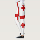 Coole Flagge Georgiens Leggings (Links)