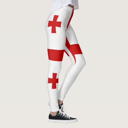 Coole Flagge Georgiens Leggings (Rechts)