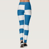 Coole Flagge Griechenlands Leggings (Rückseite)