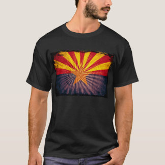 Coole Flagge Grunge Arizona T-Shirt