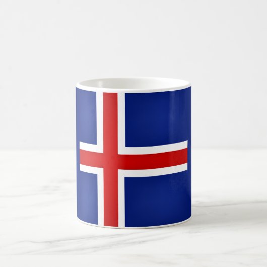 Coole Flagge Islands Kaffeetasse (Mittel)