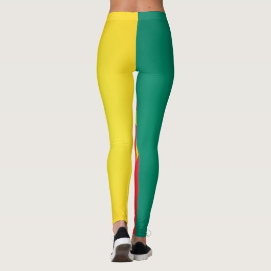 Coole Flagge Kameruns Leggings (Rückseite)