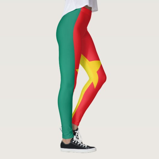 Coole Flagge Kameruns Leggings (Rechts)