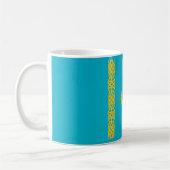 Coole Flagge Kasachstans Kaffeetasse (Links)
