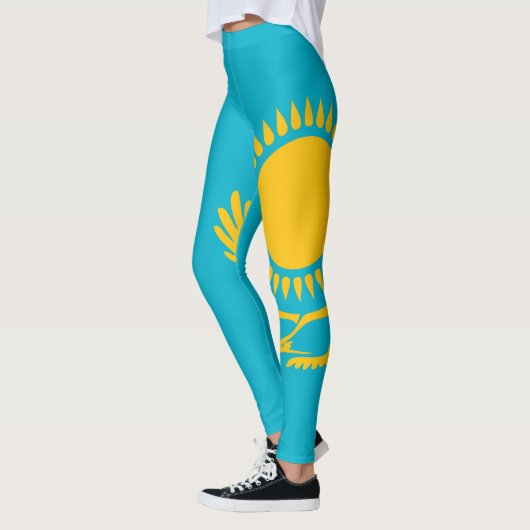 Coole Flagge Kasachstans Leggings (Links)