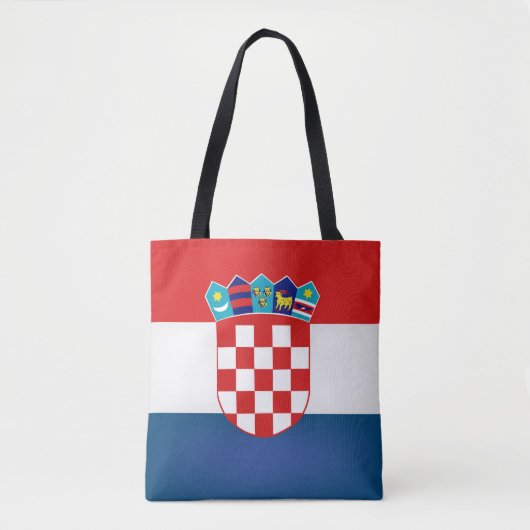 Coole Flagge Kroatiens Tasche (Vorderseite)