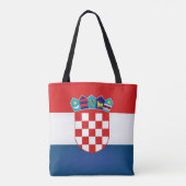 Coole Flagge Kroatiens Tasche (Rückseite)