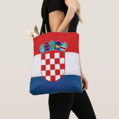 Coole Flagge Kroatiens Tasche (Von Nahem)