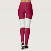 Coole Flagge Lettlands Leggings (Rückseite)