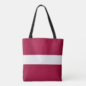 Coole Flagge Lettlands Tasche (Rückseite)