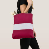 Coole Flagge Lettlands Tasche (Von Nahem)