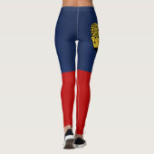 Coole Flagge Liechtensteins Leggings (Rückseite)
