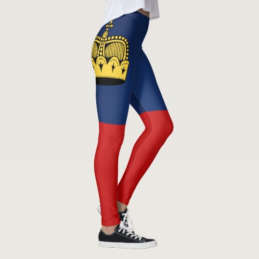 Coole Flagge Liechtensteins Leggings (Rechts)