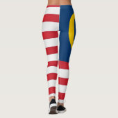 Coole Flagge Malaysias Leggings (Rückseite)