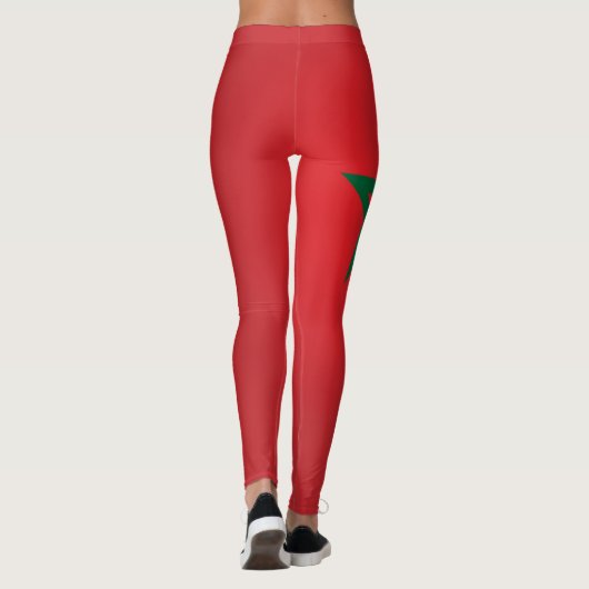 Coole Flagge Marokkos Leggings (Rückseite)