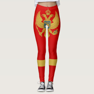 Coole Flagge Montenegros Leggings