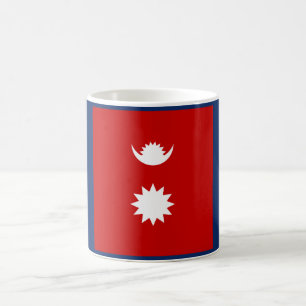 Coole Flagge Nepals Kaffeetasse