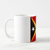 Coole Flagge Osttimors Kaffeetasse (Links)