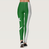 Coole Flagge Pakistans Leggings (Rückseite)