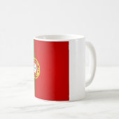 Coole Flagge Portugals Kaffeetasse (VorderseiteRechts)