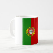 Coole Flagge Portugals Kaffeetasse (Vorderseite Links)