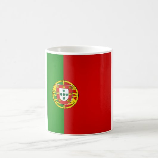 Coole Flagge Portugals Kaffeetasse (Mittel)