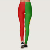 Coole Flagge Portugals Leggings (Rückseite)