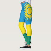 Coole Flagge Ruandas Leggings (Links)
